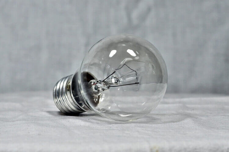 light bulb glow