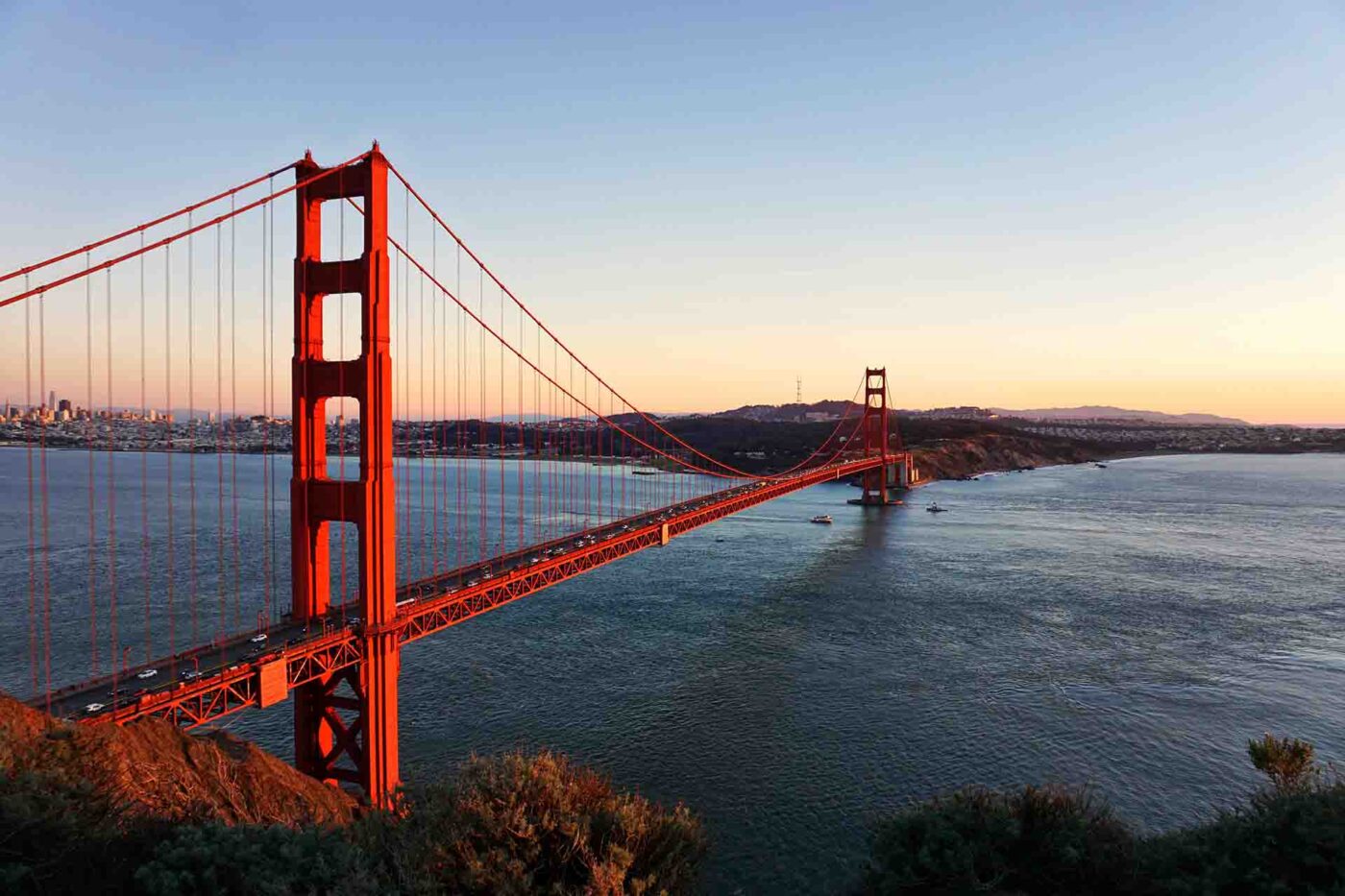 San Francisco bridge view