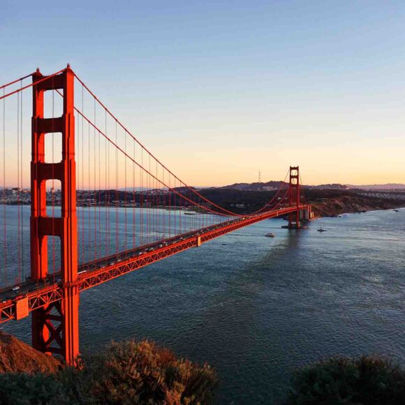 San Francisco bridge view