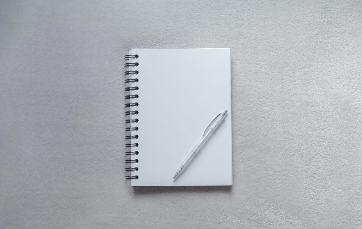a blank piece of paper