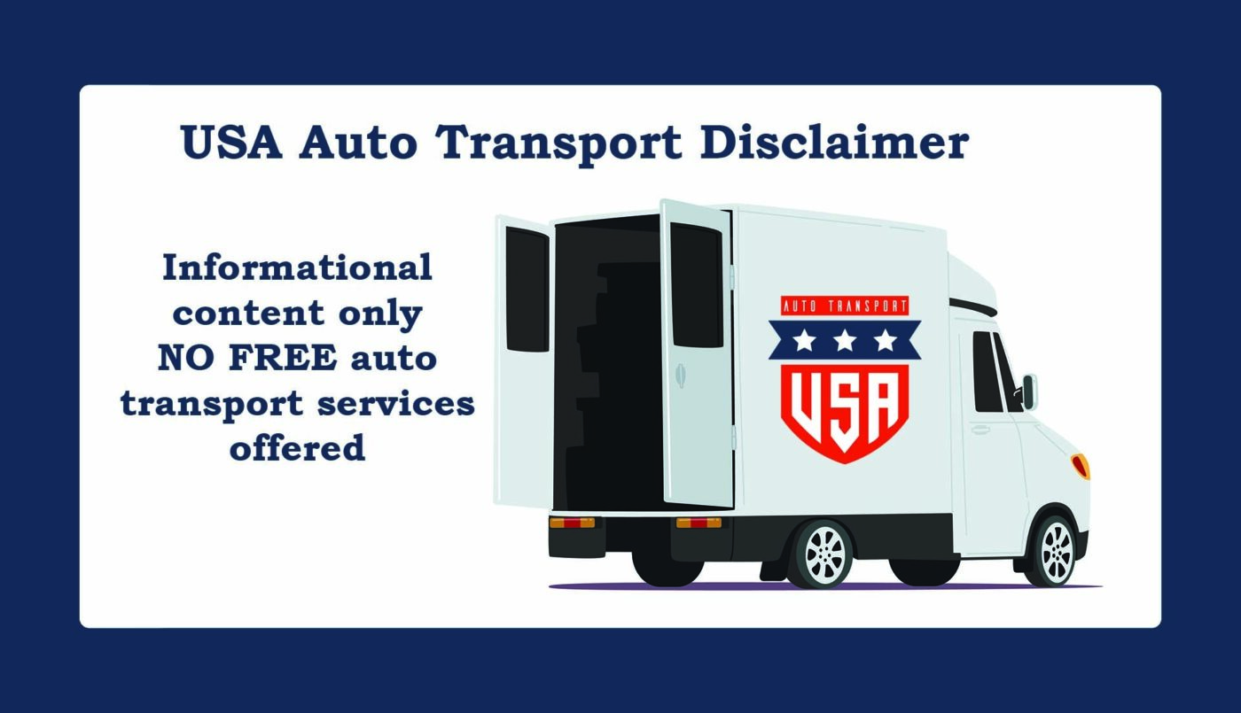 Disclaimer USA Auto Transport Notice